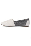 Irish White and Black  Pure Hemp Loafers