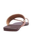 Jet Black Slip-On Flats With Braided Straps & Insole Cushion Padding