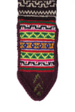 Brown & Multi Hand Knitted Woolen Winter Socks