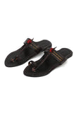 Vanika Tassel Toe-Ring Cruelty-Free Genuine Leather Kolhapur Flats