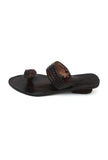Neerja Braided Toe-Ring Cruelty-Free Genuine Leather Kolhapuri
