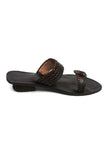 Neerja Braided Toe-Ring Cruelty-Free Genuine Leather Kolhapuri