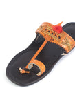 Genuine Cruelty-Free Leather Kolhapuri Toe-Hold Sandals