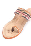 Everyday Comfort Genuine Cruelty-Free Leather Kolhapuri Flats