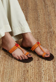 Traditional Indian Genuine Cruelty-Free Leather Kolhapuri Flats