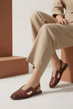 Brown Artisan Comfort Slingbacks