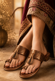 Amber Tassel Kolhapuri Heels