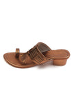 Amber Tassel Kolhapuri Heels