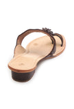Noir Tassel Kolhapuri Heels