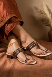 Espresso Tassel Kolhapuri Heels