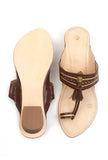 Espresso Tassel Kolhapuri Heels