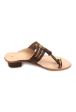 Espresso Tassel Kolhapuri Heels