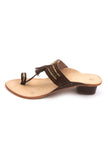 Espresso Tassel Kolhapuri Heels