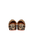 Black Brocade Genuine Leather Punjabi Jutti