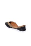 Black cutwork gold embroidered jutti