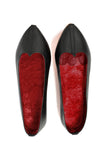 Black Cruelty-Free Leather Juttis