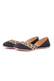 Black Sitara Silk Juttis