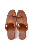 Vegan Leather Tan Heeled Sandals for Women – Ethical Fashion