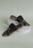 Brown Cruelty-Free Leather Sandals