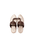 Brown Cruelty-Free Leather Sandals