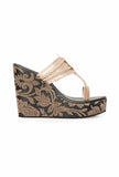 Sangeet Kolhapuri Wedges – Perfect for Ethnic & Party Wear
