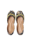 Prussian Blue Multi-colored Kalmkari Jutti