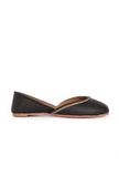 Black Chandini Braided Juttis