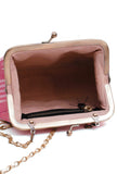 Rose Pink Ikat Clutch Bag