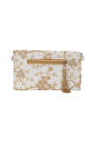 Ivory Elegance Zari Embroidered Silk Envelope Clutch