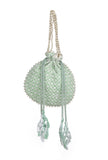 Minty Chikankari Georgette Potli