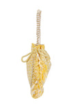 Lemon Yellow Chikankari Georgette Potli
