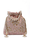 Serene Pink Stone Potli