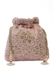 Serene Pink Stone Potli