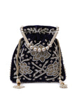 Royal Blue Elegance Potli