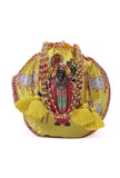 Radiant Yellow Shreenath Potli With Tassel