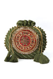 Imperial Mehndi Green Polti With The Gotapatti Work