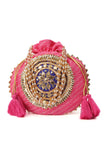 Soft Pink Gotapatti Potli
