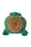 Fresh Light Green Gotapatti Potli