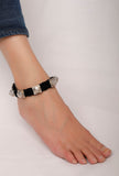 Square Black Thread Tomb Anklet