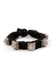 Square Black Thread Tomb Anklet