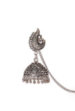 Zuri Afghani Tribal Jhumka Chain Earrings