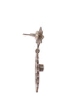 Sunflower Open Tribal Silver Chandbali