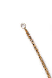 Twisted Gold Chain Brass Necklace