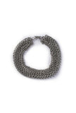 Multi Layered Silver Chain Necklace