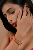 Zin Gold Single Layered Chain Bracelet