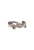 Set of 4: Floral Silver Brass Toering