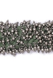 Sage Green Ghunghroo Tribal Choker Necklace