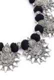 Black with Tribal Motif Necklace