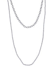 Alice Silver Layered Chain