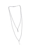 Amelia Silver Layered Chain